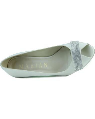Zapatos de tacón de Mujer MARIAN ZAPATO DE MUJER FIESTA TACON BLANCO