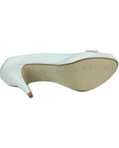 Zapatos de tacón de Mujer MARIAN ZAPATO DE MUJER FIESTA TACON BLANCO