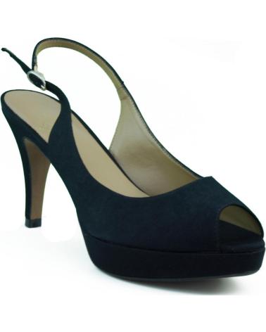 Zapatos de tacón de Mujer MARIAN ZAPATO SALON DE FIESTA PUNTA ABIERTA MUJER NEGRO