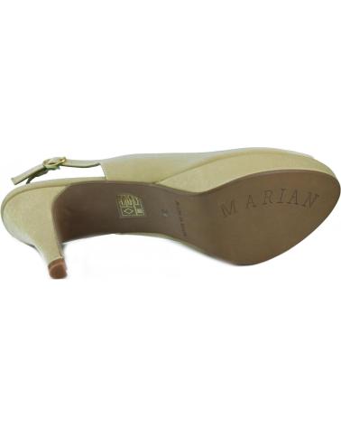 Zapatos de tacón de Mujer MARIAN ZAPATO SALON DE FIESTA PUNTA ABIERTA MUJER DORADO