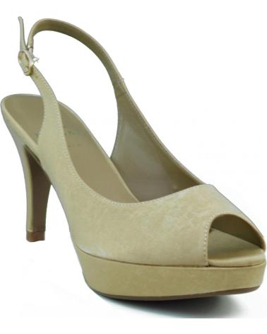Zapatos de tacón de Mujer MARIAN ZAPATO SALON DE FIESTA PUNTA ABIERTA MUJER DORADO