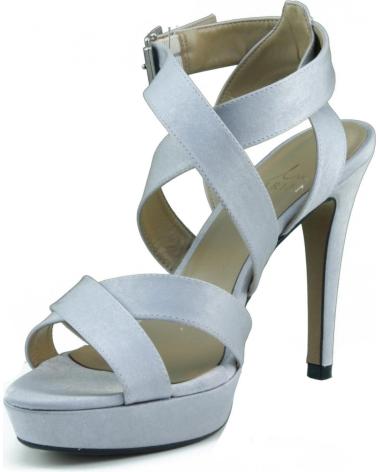 Zapatos de tacón de Mujer MARIAN ZAPATO DE FIESTA CON TIRAS Y HEBILLA MUJER PLATA