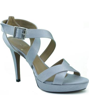 Zapatos de tacón de Mujer MARIAN ZAPATO DE FIESTA CON TIRAS Y HEBILLA MUJER PLATA