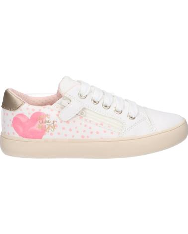 Deportivas de Niña GEOX J024NB 0AW54 J GISLI C1364 WHITE-DK PINK