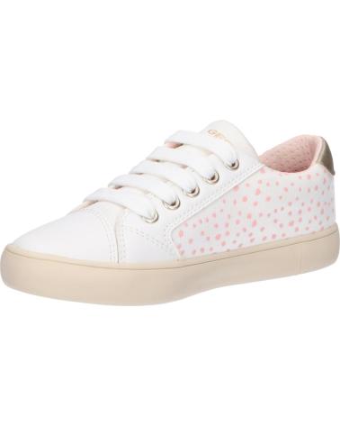 Deportivas de Niña GEOX J024NB 0AW54 J GISLI C1364 WHITE-DK PINK