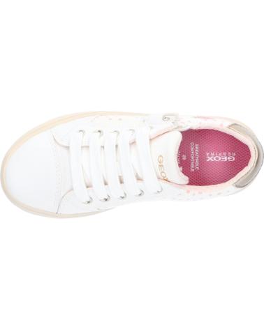 Deportivas de Niña GEOX J024NB 0AW54 J GISLI C1364 WHITE-DK PINK