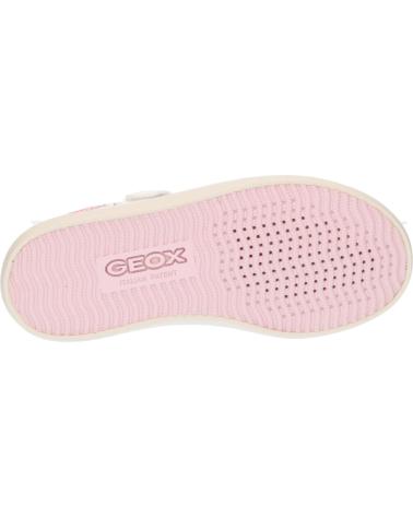 Deportivas de Niña GEOX J024NB 0AW54 J GISLI C1364 WHITE-DK PINK