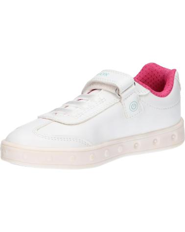 Sportif pour Fille GEOX  J358WB 0BCAT J SKYLIN C0653 WHITE-MULTICOLOR BLANCO
