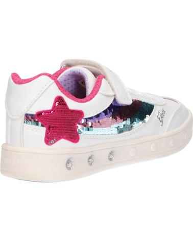 Sportif pour Fille GEOX  J358WB 0BCAT J SKYLIN C0653 WHITE-MULTICOLOR BLANCO