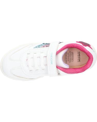Sportif pour Fille GEOX  J358WB 0BCAT J SKYLIN C0653 WHITE-MULTICOLOR BLANCO