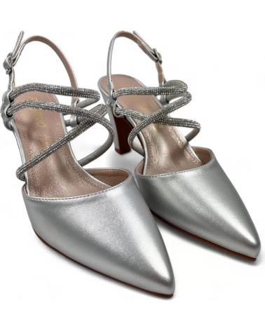 Sandálias de Mulher TIMBOS SANDALIA TACON FIESTA MUJER PLATA 129989 PLATEADO