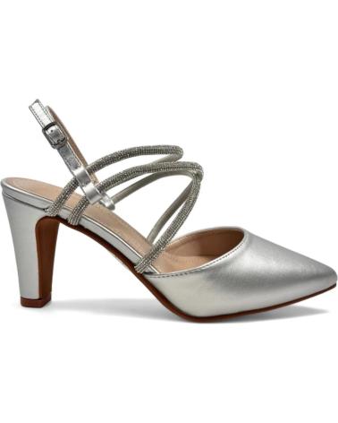 Woman Sandals TIMBOS SANDALIA TACON FIESTA MUJER PLATA 129989 PLATEADO