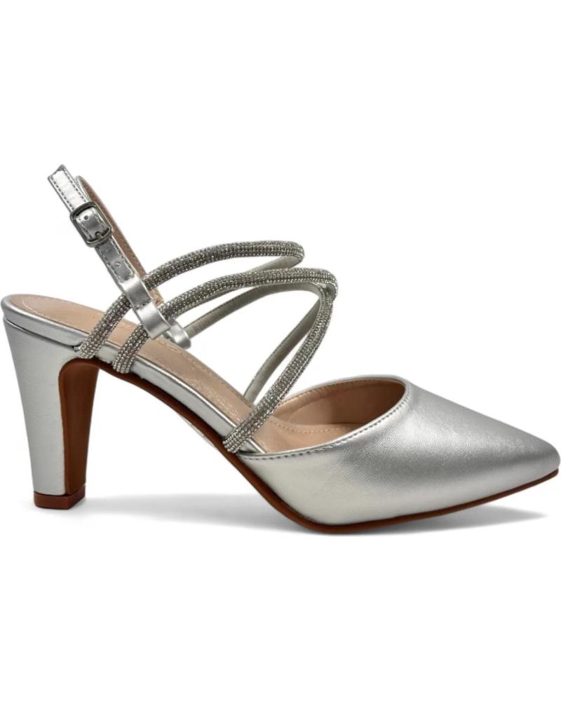 Sandálias de Mulher TIMBOS SANDALIA TACON FIESTA MUJER PLATA 129989 PLATEADO