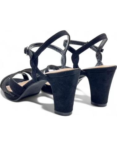 Sandálias de Mulher TIMBOS SANDALIA TACON PLATAFORMA FIESTA MUJER 129986 NEGRO