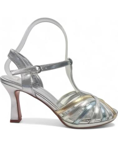 Sandalias de Mujer TIMBOS SANDALIA TACON FIESTA MUJER PLATA 129924 PLATEADO