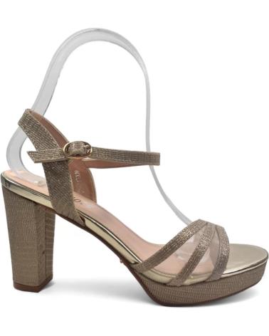 Sandalias de Mujer TIMBOS SANDALIA TACON FIESTA MUJER ORO 129922 AMARILLO