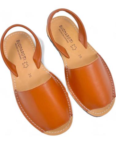 Sandalen für Herren TIMBOS MENORQUINA DE PIEL PARA MUJER COLOR CAMEL 129879 MARRóN