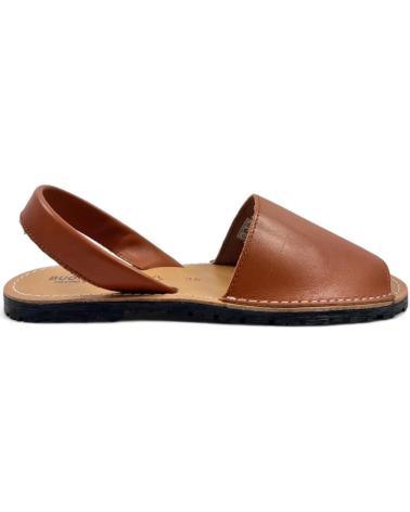 Sandalias de Hombre TIMBOS MENORQUINA DE PIEL PARA MUJER COLOR CAMEL 129879 MARRóN