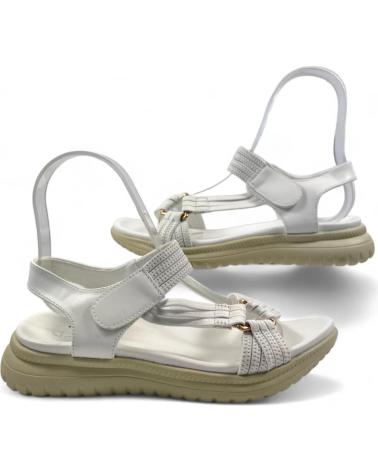 Sandálias de Mulher TIMBOS SANDALIA CUNA COMODA MUJER 129806 BLANCO
