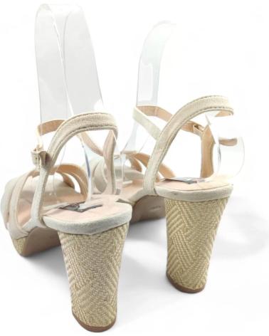 Woman Sandals TIMBOS SANDALIA TACON FIESTA PLATAFORMA MUJER BEIGE 129613 AMARILLO