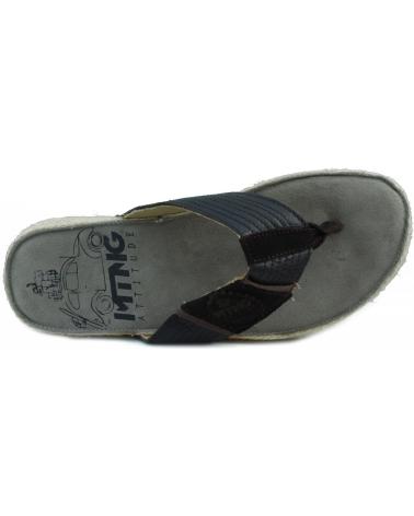 Sandalen für Herren MTNG MUSTANG SERRAJE CANVAS SANDALIA DEDO ANATOMICA MARRON