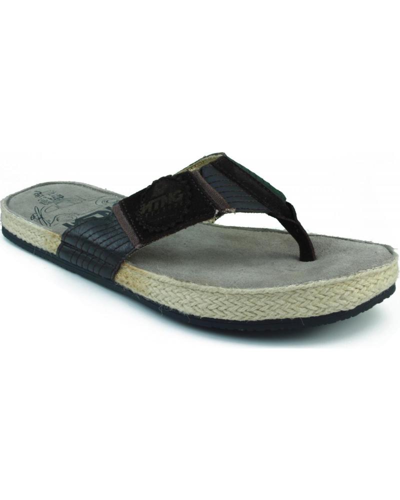 Sandalen für Herren MTNG MUSTANG SERRAJE CANVAS SANDALIA DEDO ANATOMICA MARRON