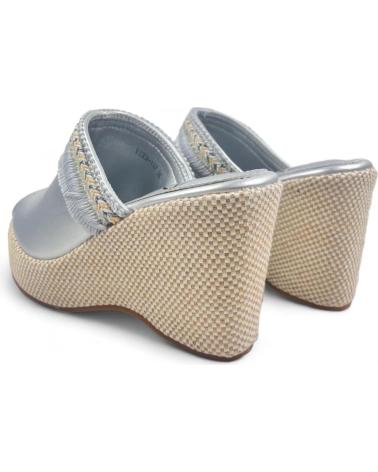Scarpe-Con-Zeppa-De-Mujer-TIMBOS-ZUECO-CUNA-PLATA-129568-PLATEADO