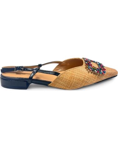 Sandálias de Mulher TIMBOS SANDALIA TACON DESTALONADO MUJER NEGRO 129545 NEGRO