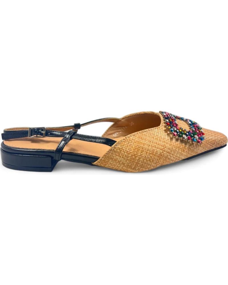 Sandálias de Mulher TIMBOS SANDALIA TACON DESTALONADO MUJER NEGRO 129545 NEGRO