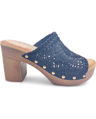 Décolleté-De-Mujer-TIMBOS-ZUECO-TACON-DE-MADERA-COLOR-NEGRO-129538-MARRóN