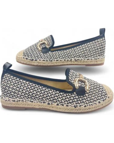 Mocasines de Mujer TIMBOS MOCASIN ESPARTO DE MUJER 129537 NEGRO