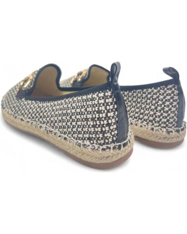 Mocasines de Mujer TIMBOS MOCASIN ESPARTO DE MUJER 129537 NEGRO