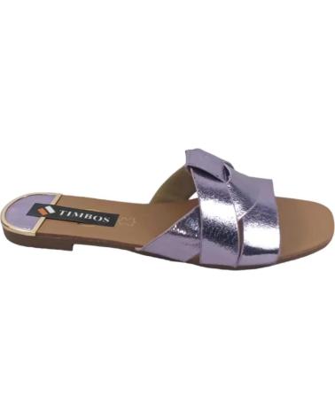 Sandalias de Mujer TIMBOS SANDALIA PLANA MUJER PURPURA 127657 MORADO