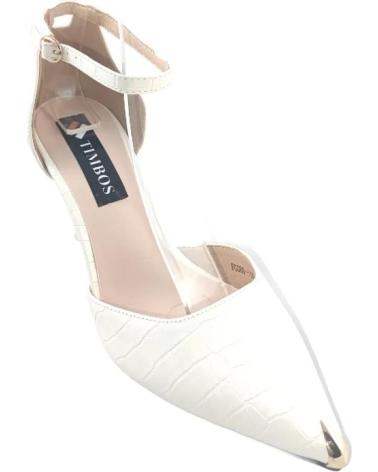 Sandalias de Mujer TIMBOS SANDALIA TACON PULSERA NOVIA 127537 BLANCO