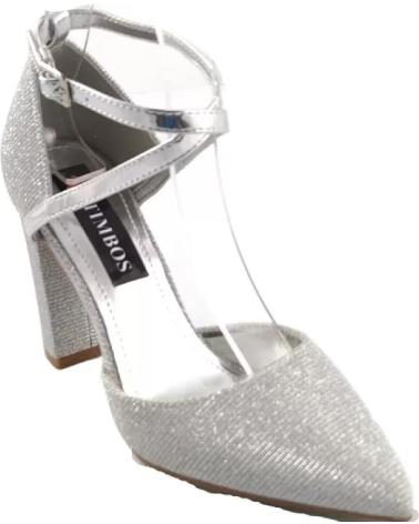Sandalias de Mujer TIMBOS SANDALIA TACON FIESTA MUJER PLATA 127119 PLATEADO