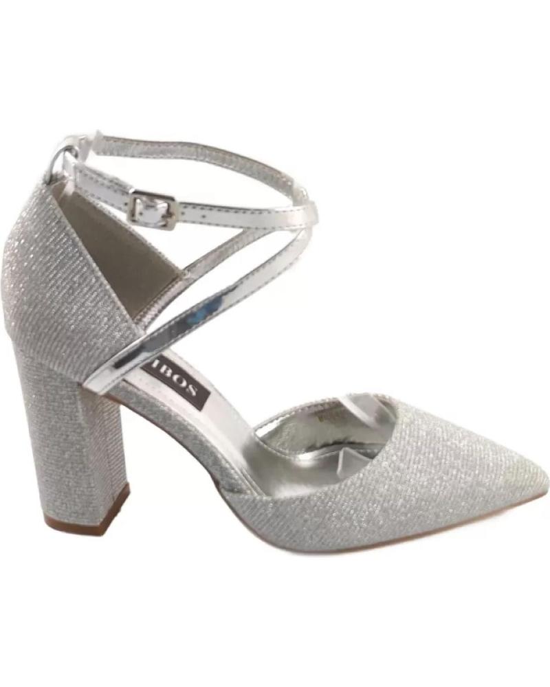 Sandalias de Mujer TIMBOS SANDALIA TACON FIESTA MUJER PLATA 127119 PLATEADO