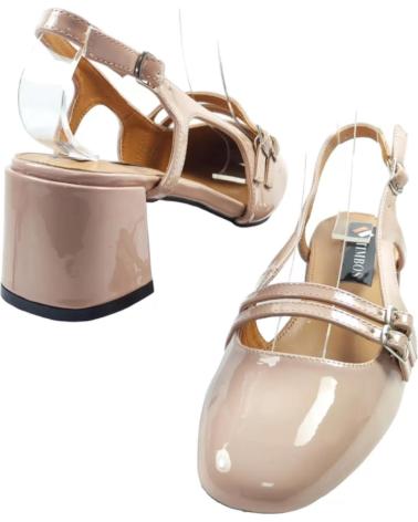 Woman Sandals TIMBOS TACON DESTALONADO MUJER NUDE 129726 VARIOS COLORES