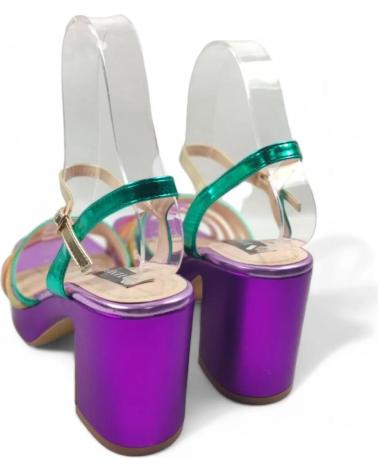 Woman Sandals TIMBOS SANDALIA TACON FIESTA MULTICOLOR 129586 VARIOS COLORES