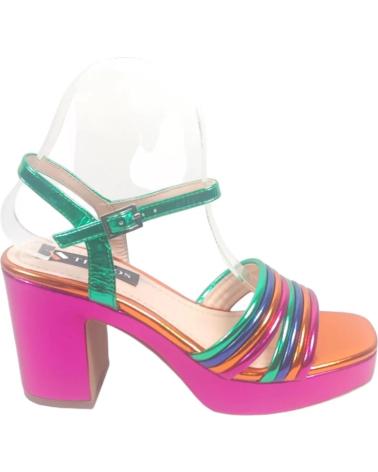 Woman Sandals TIMBOS SANDALIA TACON FIESTA MULTICOLOR 129584 VARIOS COLORES