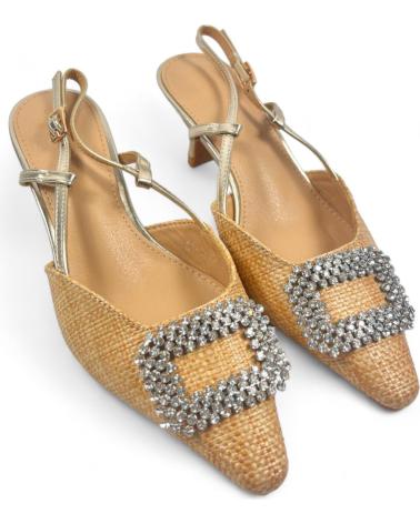 Sandali per Donna timbos SANDALIA TACON FIESTA DE MUJER ORO AMARILLO