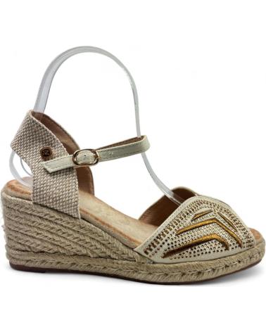 Sandalias de Mujer TIMBOS SANDALIA CUNA ESPARTO MUJER BRONCE 129473 NARANJA