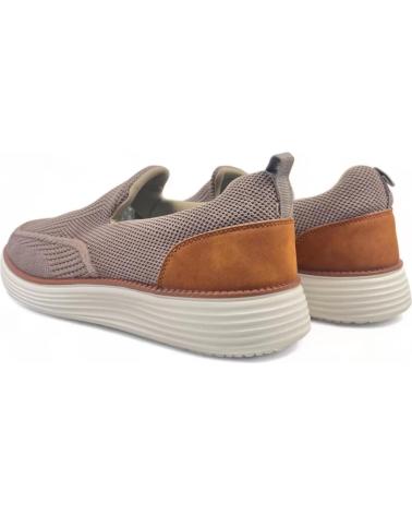 Sapatos de Homem TIMBOS MOCASIN ELASTICOS DE HOMBRE KAKI 129216 MARRóN
