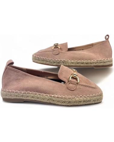 Mocasines de Mujer TIMBOS MOCASIN ESPARTO DE MUJER 129187 ROSA