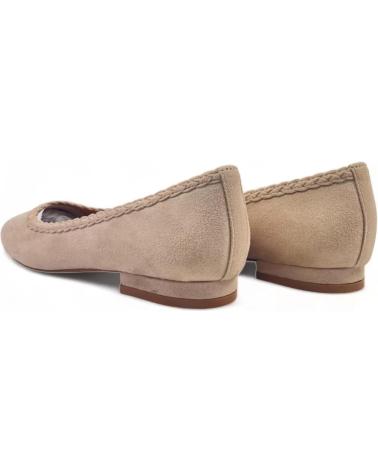 Sabrinas de Mulher TIMBOS MANOLETINA PLANA DE MUJER APRICOT 129177 BEIGE