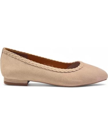 Sabrinas de Mulher TIMBOS MANOLETINA PLANA DE MUJER APRICOT 129177 BEIGE