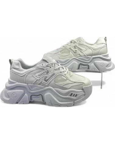 Sportivo per Donna TIMBOS ZAPATILLA DEPORTIVA PLATAFORMA DE MUJER 129173 BLANCO