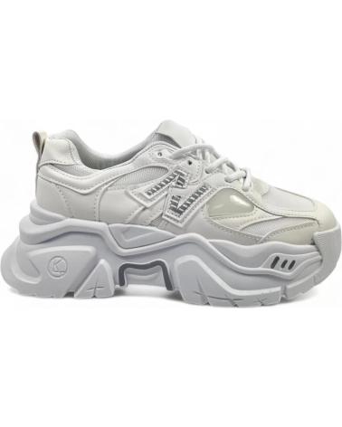 Sportivo per Donna TIMBOS ZAPATILLA DEPORTIVA PLATAFORMA DE MUJER 129173 BLANCO