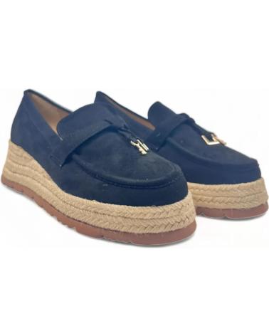 Mocasines de Mujer TIMBOS MOCASIN CUNA ESPARTO VESTIR DE MUJER 129154 NEGRO