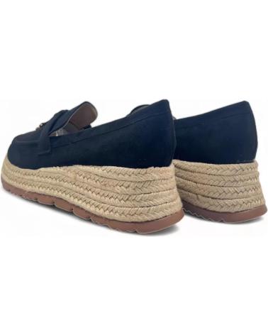Mocasines de Mujer TIMBOS MOCASIN CUNA ESPARTO VESTIR DE MUJER 129154 NEGRO