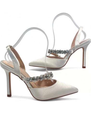 Sandales pour Femme TIMBOS ZAPATO DE NOVIA 129097 BLANCO